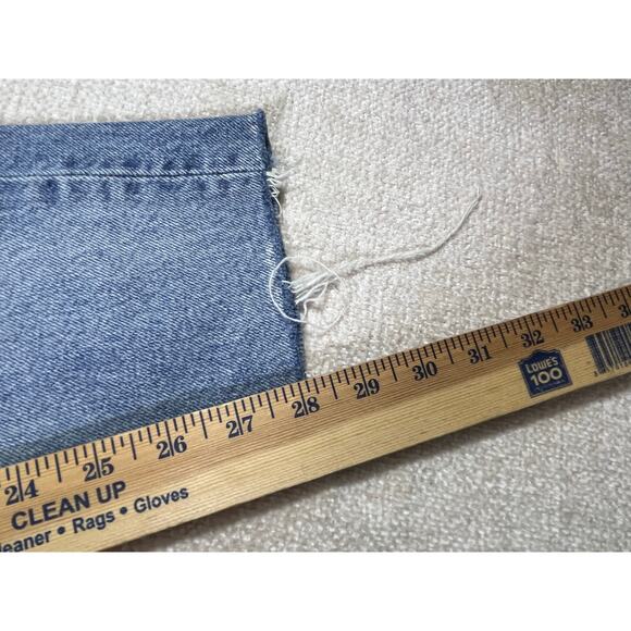 NWT Boyish by Her Women’s 26 Blue Billy Taxi Driver Raw Hem Tapered Jeans Casual - Picture 8 of 10